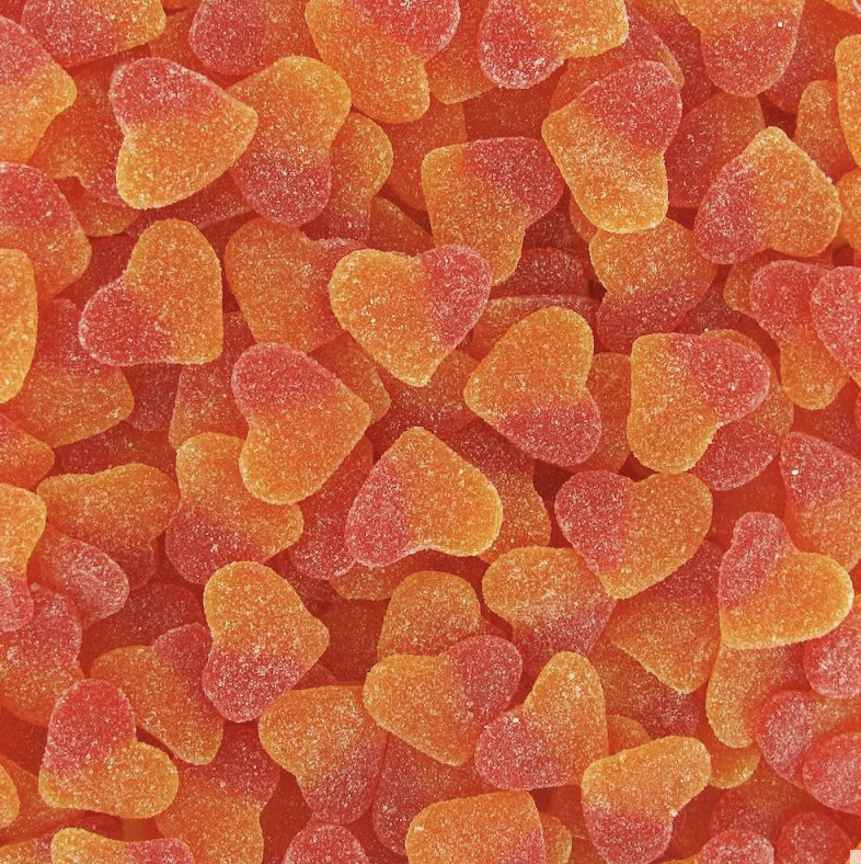 Coeur pêches (100g)