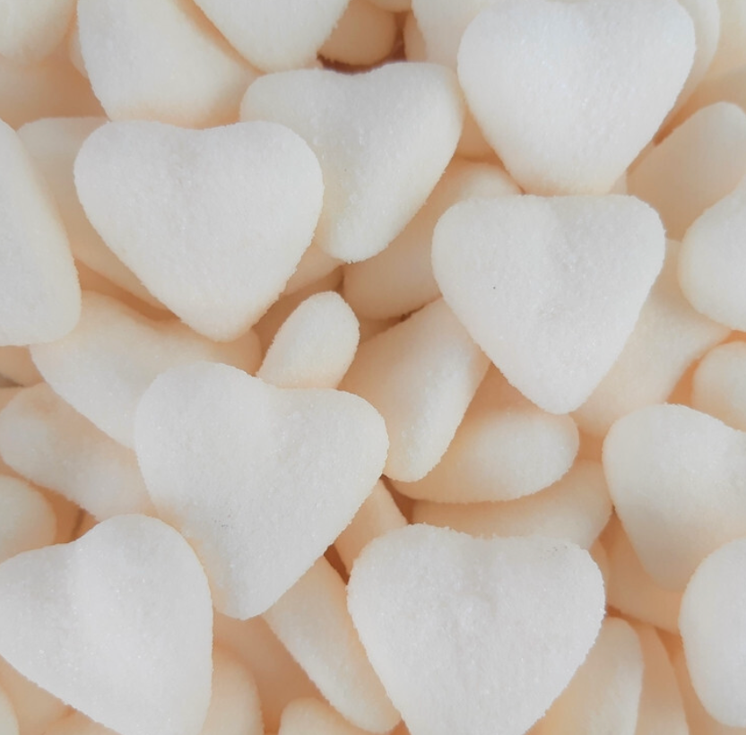 Coeur blanc crème (100g)